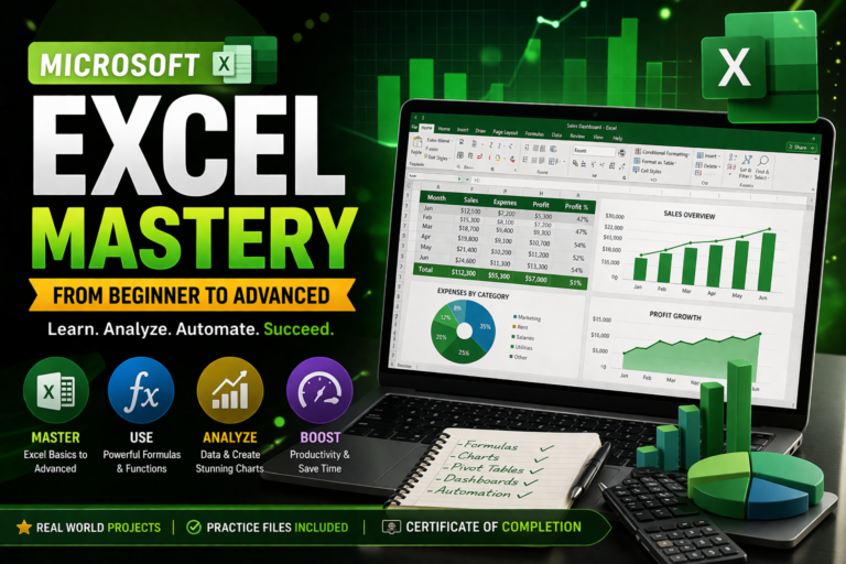 Protected: Master Microsoft Excel From Beginner to Advanced