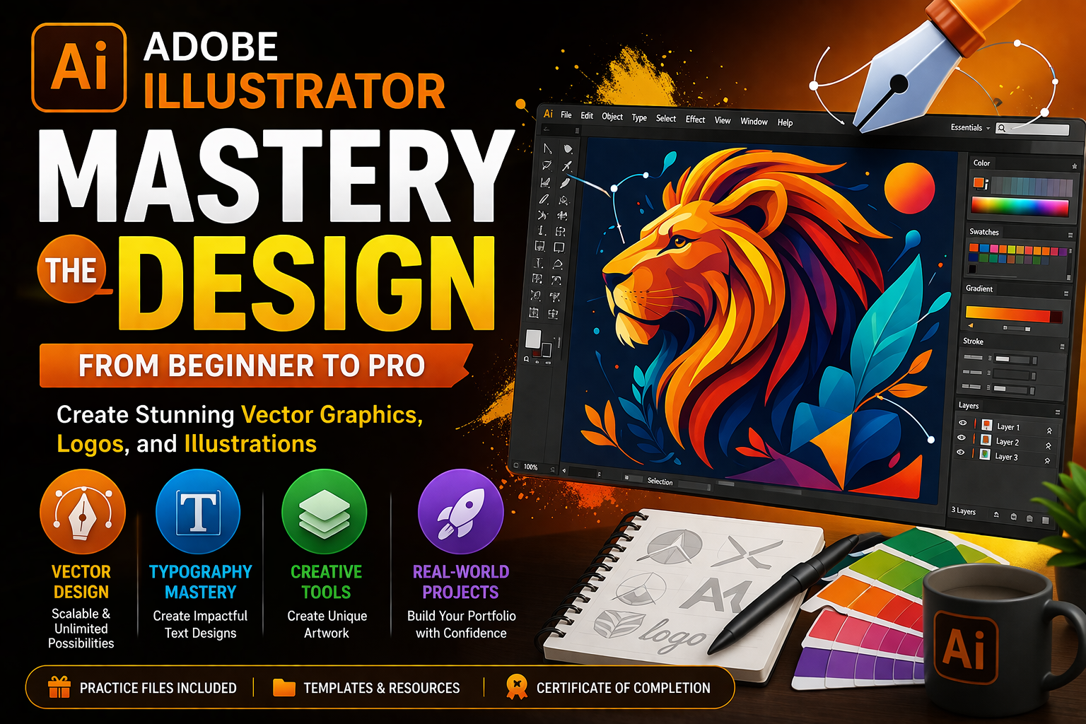 Protected: Master Adobe Illustrator From Beginner to Professional Designer